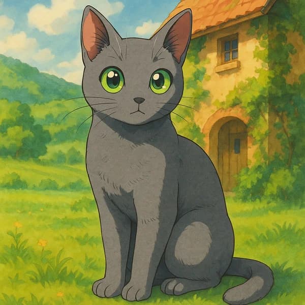 Pet Anime AI pet portrait style