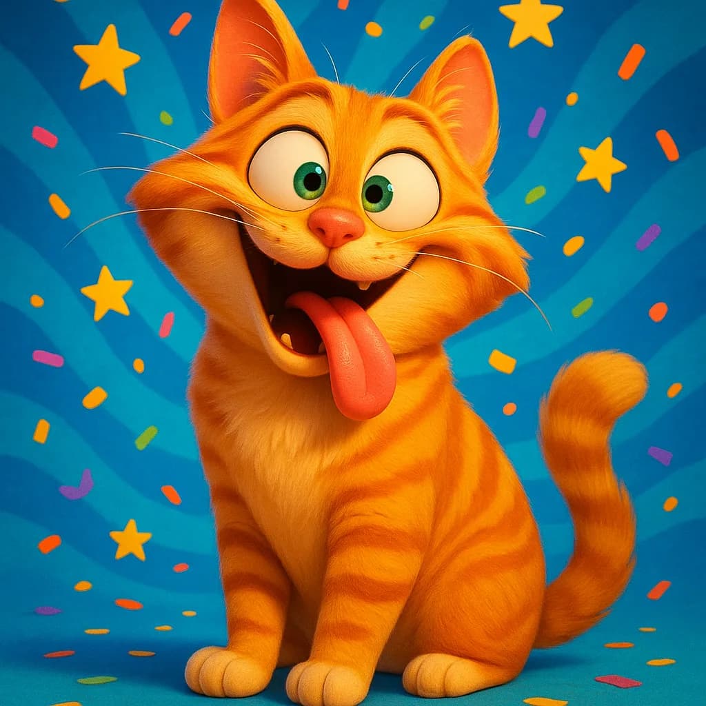 Pet Cartoon pet portrait example 2